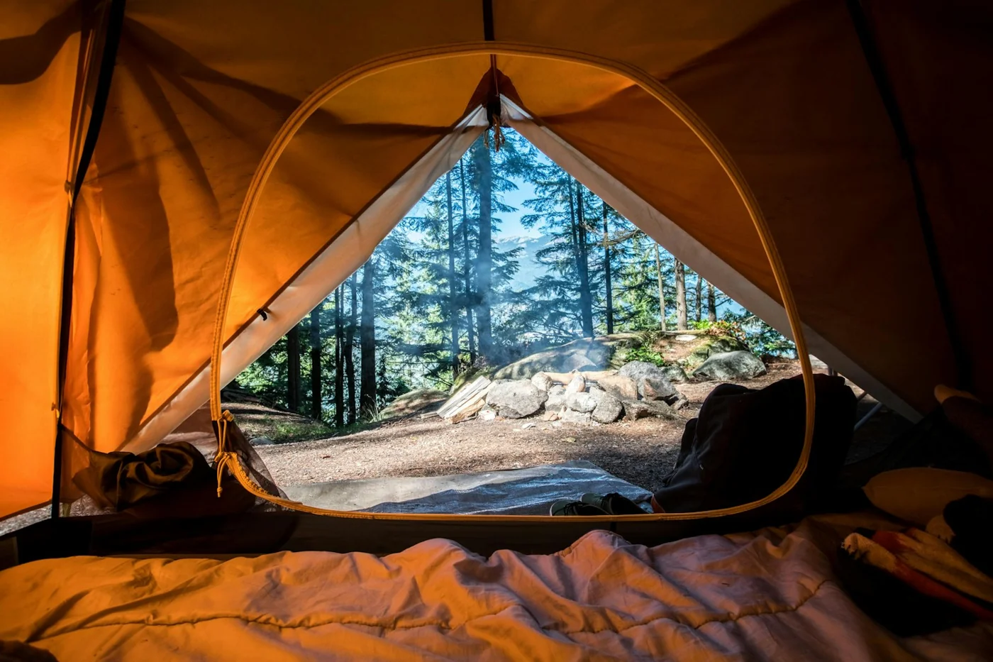 Ook de ruimte rond de tent telt voor je comfort.