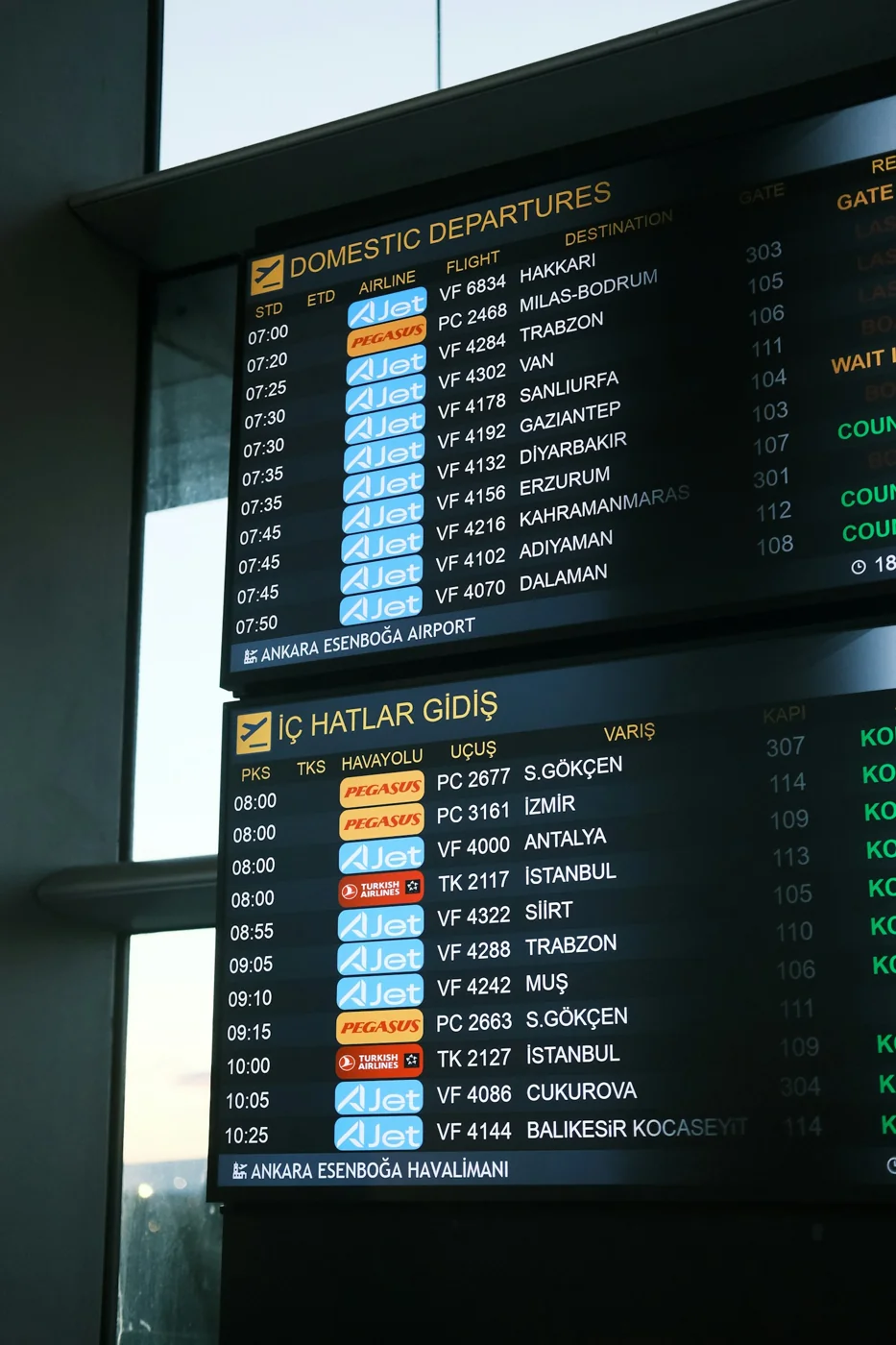 Flight times and the airport chosen can also change the trip cost.